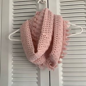 pink infinity scarf